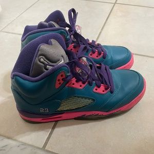 Jordan 5 Retro GS Tropical Teal size 6.5